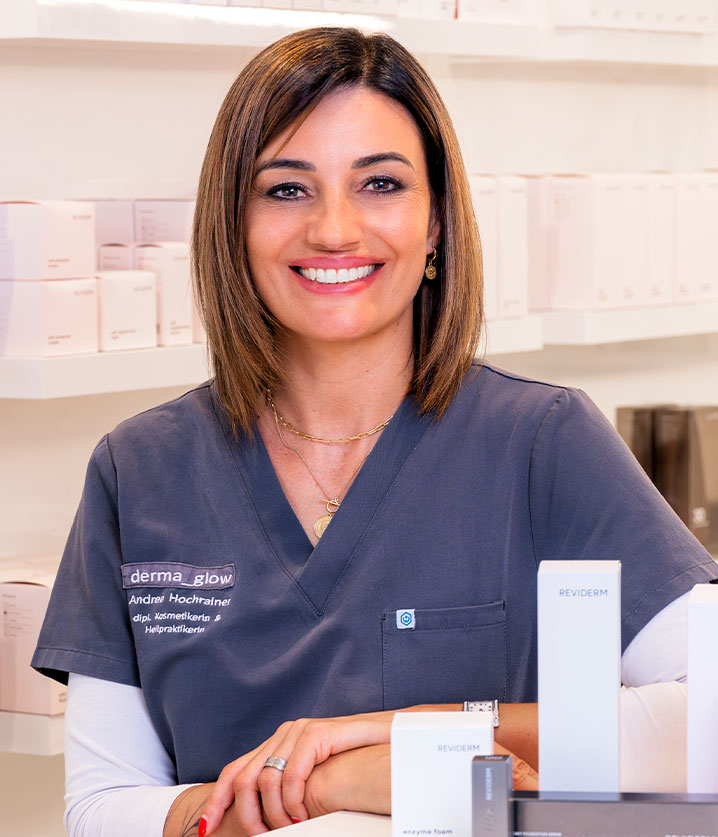 Andrea Hochreiner, Inhaberin von derma_glow in Sterzing